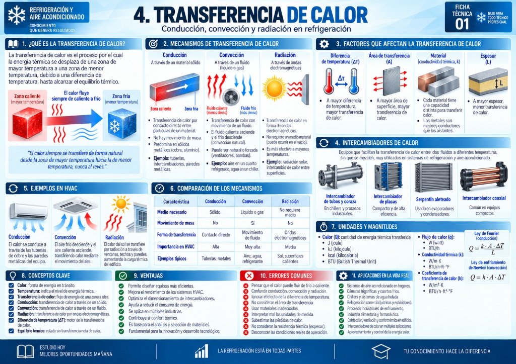 1. Fundamentos de la Refrigeración — Ficha Técnica 01