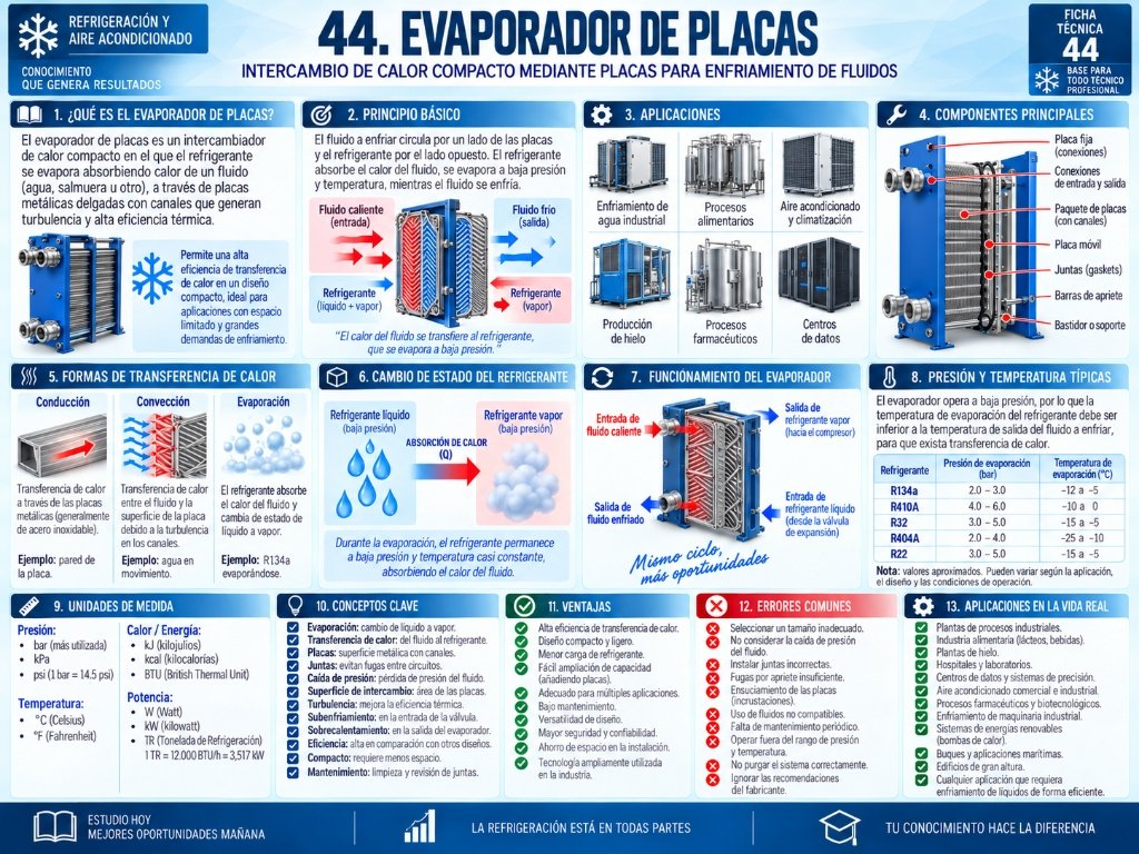 44. Evaporador de Placas — Ficha Técnica 44