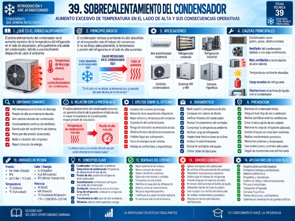 39. Sobrecalentamiento del Condensador — Ficha Técnica 39